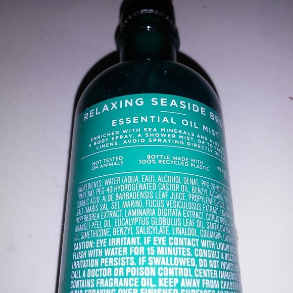 Set of 2 Bath & Body Works Aromatherapy Essential Oils Mist Relaxing Seaside Bre - Picture 5 of 5
